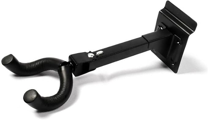 2 Pcs Adjustable Swivel Universal Guitar Hanger Stands Wall Mount Hook Holder Rack for Acoustic Guitar Ukulele Violin Bass Accessories