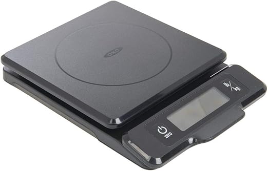OXO Good Grips 5-lb Food Scale with Pull-Out Display,Black