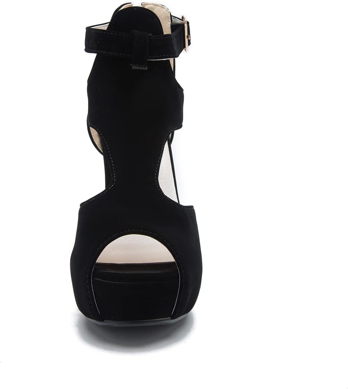 Women's Platform Chunky Block High Heel Peep-Toe Dress Sandals