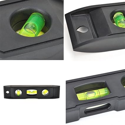 Magnetic Torpedo Level, Spirit Level 3 Bubble Torpedo Magnetic Level Bubble Measuring Tool (6 inch)