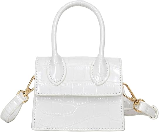 MMKJHNBHQ Women's Mini Handbag Messenger Bag Crocodile Pattern Shoulder Bag