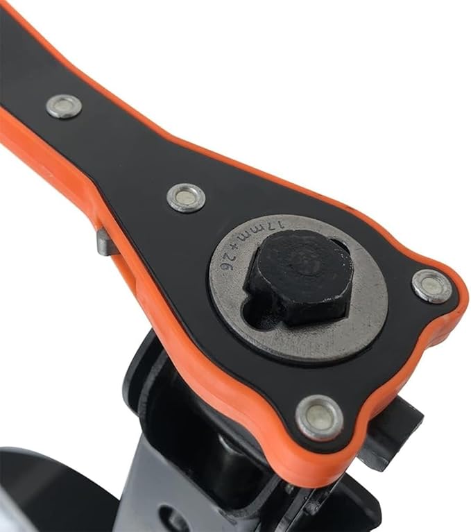 2 in 1 Universal Automotive Jack Ratchet Wrench, Labor-Saving Scissor Jack Lift Speed Handle Tool Garage Tire Wheel Lug Wrench Handle with Converter, Dual-Purpose