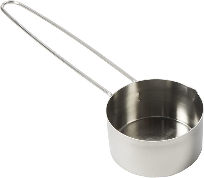 American Metalcraft MCL12 Stainless Steel Measuring Cup, 1/2-Cup