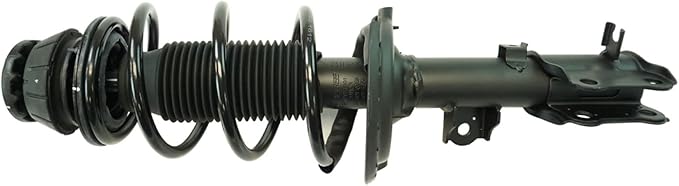 TRQ Front Left Complete Strut & Coil Spring Assembly Drivers Side Compatible with 2012-2017 Hyundai Accent Kia Rio