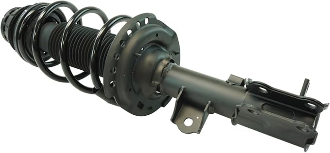 TRQ Front Left Complete Strut & Coil Spring Assembly Drivers Side Compatible with 2012-2017 Hyundai Accent Kia Rio