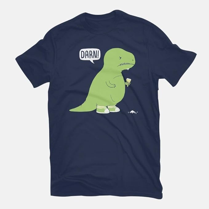 TeeFury - Darn! - Mens Animal, Dinosaur, T-Shirt