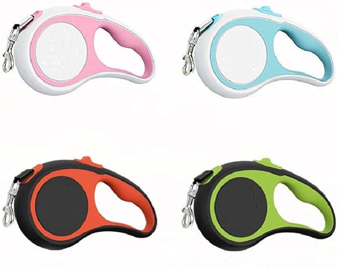 Automatic Dog Leash Lead Pink 5M Dog Leash Automatic Retractable Nylon Dog Lead Extendable Puppy Cat Traction Rope Belt Dog Leash