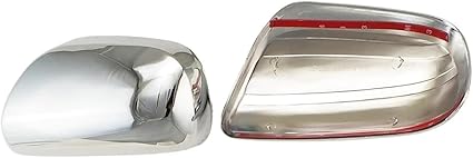 Chrome Plated Rearview,Car Accessories Side Mirror Cover Trim Paste Style,Compatible For Toyota Prius Prius20 2003-2009