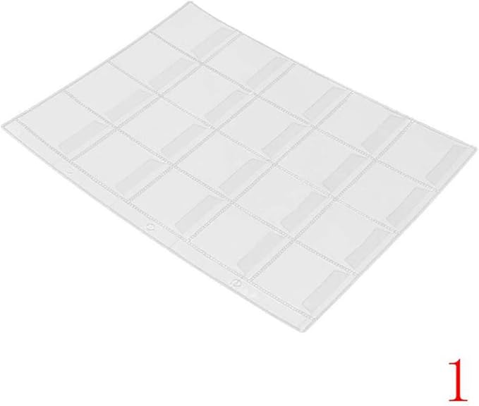 Briartw 10Pcs Sheet Coin PVC Grid Bag Coin Cash Money Storage Card Organizer Bags Transparent Stamp Coins Holder Album Bag