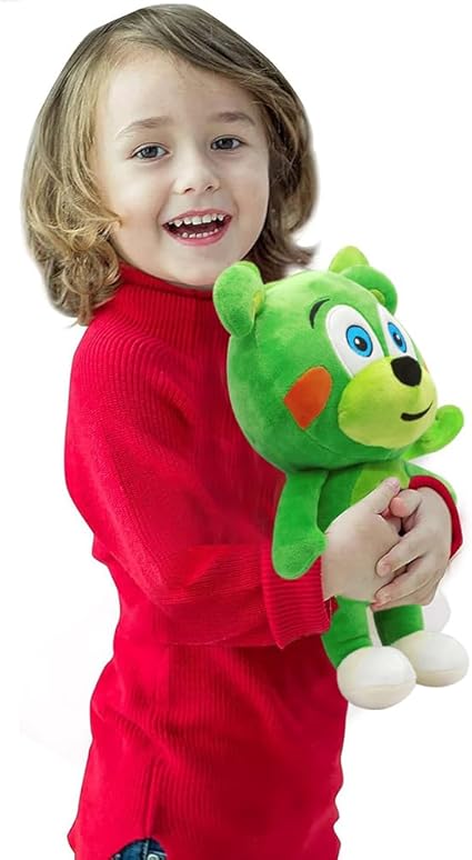 Verceco Singing Stuffed Animals Green Bear Music Plush Toys for Toddler 1-3 Stuffed Bear Plushies Toys for Kids Birthday 12"