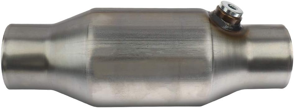 MAYASAF 2.5" InletOutlet Universal Catalytic Converter, with O2 PortEPA Compliant