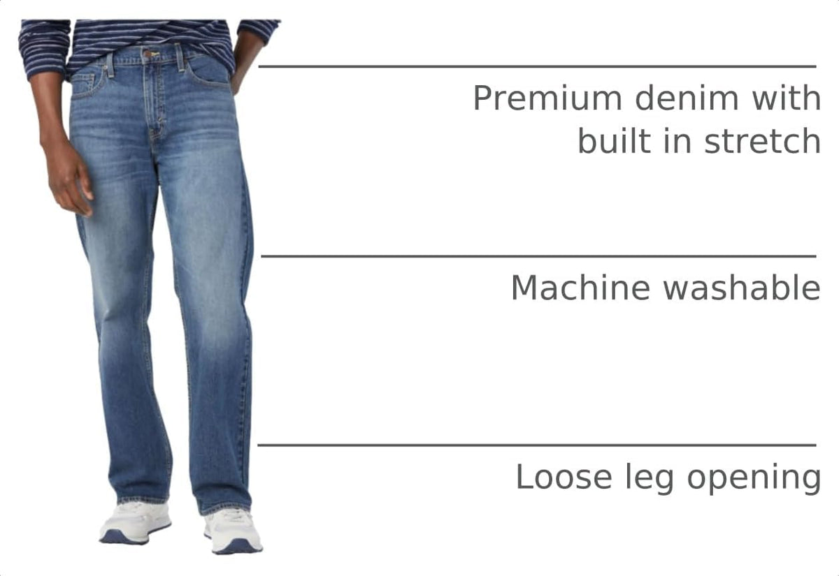 Levi Strauss Signature Gold Men's Loose Fit Jean Pants