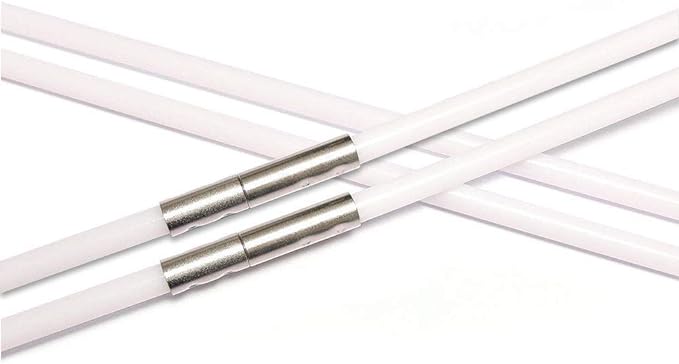 Dryer Vent Cleaner Kit: Dryer Vent Cleaning Rods as Accessories, Only Rods Not Including Brush Head, Extends To Your Require Size (14). (4 pack)