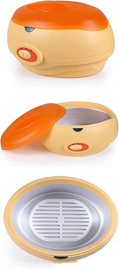 Wax Warmer, Portable Electric Hair Removal Kit, Adjustable Wax Heater Accessories with Heat Insulation Board, Hot Wax Machine