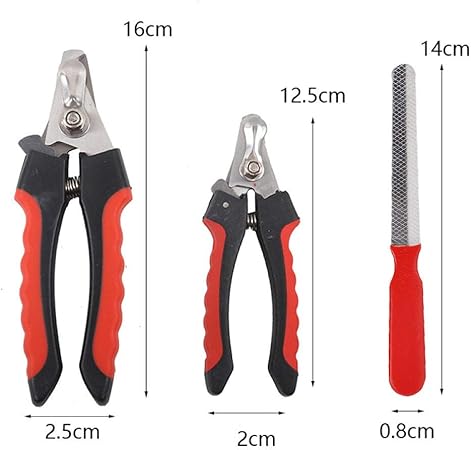 Pet Nail Clipper Dog Nail Clipper Cutter Stainless Steel Pet Grooming Scissors Nail Clippers For Dogs Cat Nail Clipper Cutter 1Set S Clipper
