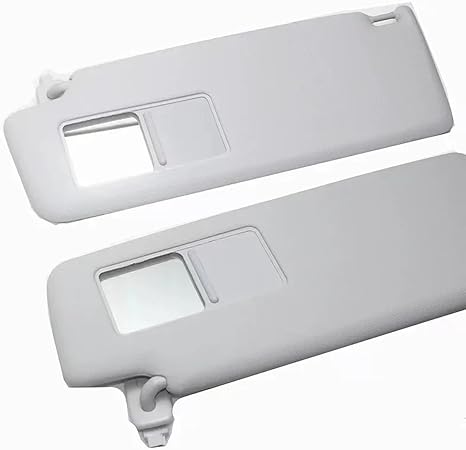 Car Sun Visor for VW Tiguan 1 5N R Line 2010-2016, Grey Sun Visor Panel with Illuminated Mirror Cover 5N08575515N0857552