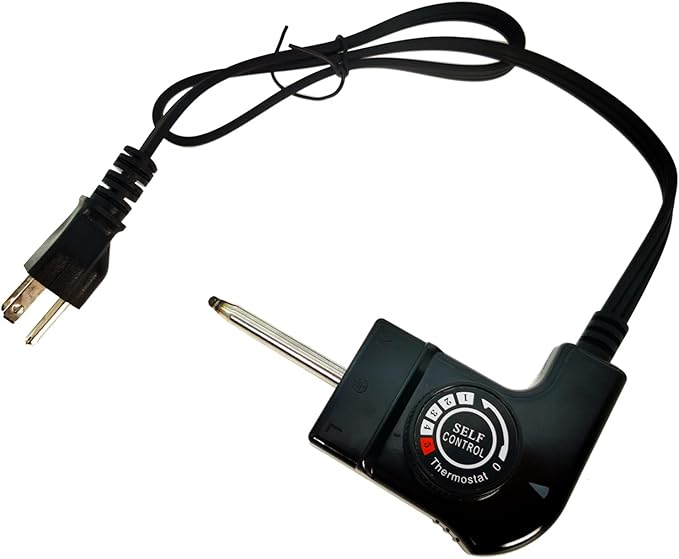 Adjustable Thermostat Probe Cord for Masterbuilt Smokers Electric Griddles, OutdoorHousehold Electric Smoker, IFITTING Power Cord with Thermostat Control, 15A125V