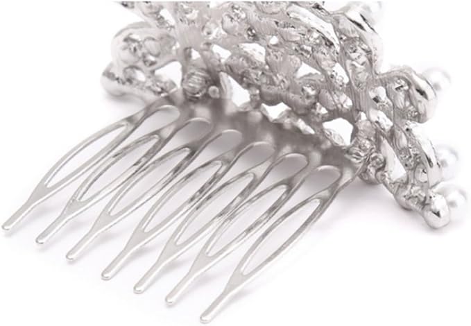 Utopiat Adult Pearl Tiara Hair Piece for Girls | Inspired by Breakfast at Tiffany's