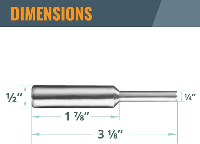 POWERTEC Router Centering Pin and Cone Set for Porter Cable Style Router Sub Bases with 1/2" & 1/4" Ends, Calibrate Router Base Plates, Centering Template Guides on Routers Tool & Accessories - 71833
