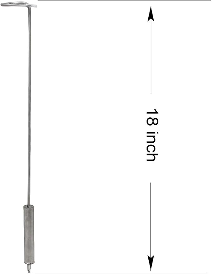 Food Flipper Turner Hooks Stainless Steel BBQ Meat Hook Cooking Barbecue Turners Hooks Grill Accessories for BBQ Steak,Tri-Tips,Patties Sausages Ribs Chicken Breast Roasts