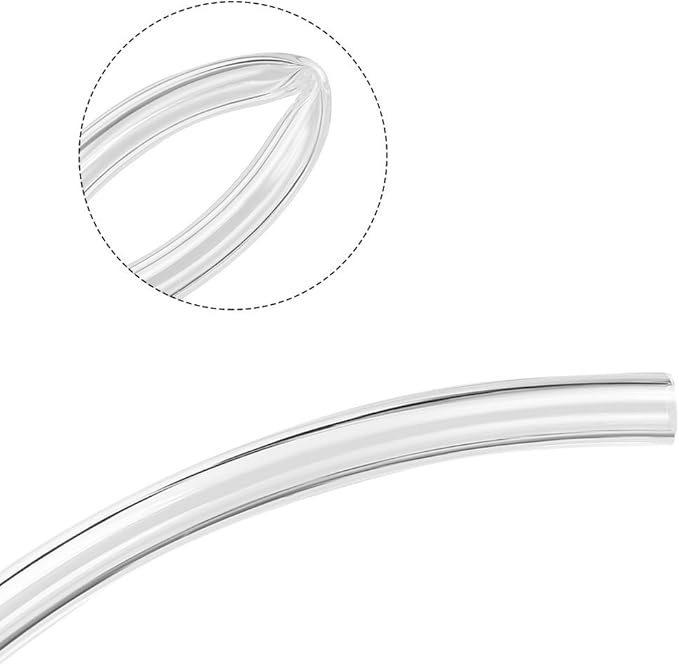 Beduan Pneumatic Tubing Pipe 5/16" OD Clear Air Compressor PU Line Hose Tube for Water Fluid Transfer 12Meter 39.4ft
