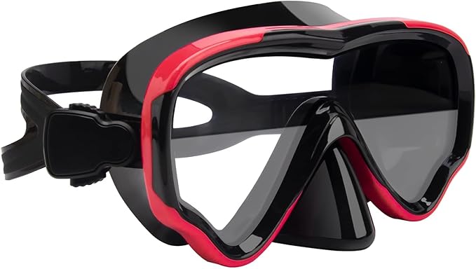Peicees Swimming Goggles with Nose Cover for Kids, Youth Anti Fog Swim Goggles Snorkel Diving Mask for Boys Girls