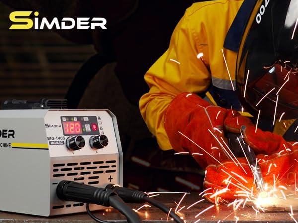 SSIMDER Flux Core Welding Wire Gasless MIG Wire Mild Steel E71TGS.035-Diameter, 2.2-Pound Spool