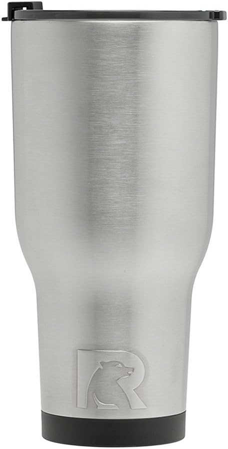 RTIC Double Wall Vacuum Insulated Tumbler, 40 oz, Stainless Steel