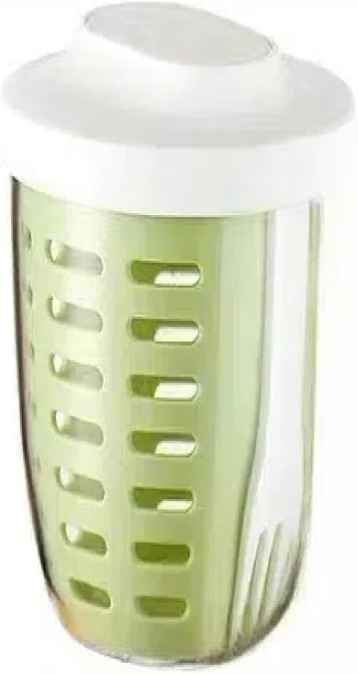 Double-layer drain cup, Harada Osamu yogurt, fruit cup with lid, spoon, portable DIY sticker, leak-proof lunch box, go out