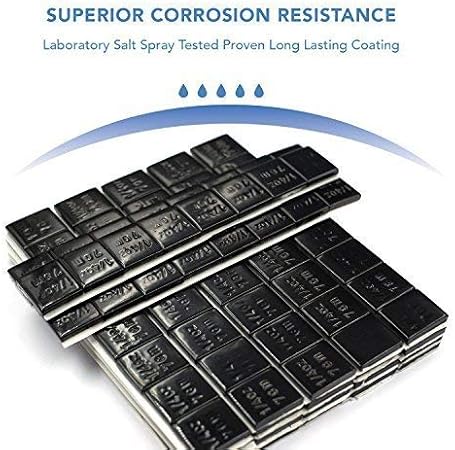 CKAuto 4 Boxes, 960 Pcs, 0.25oz, Black, Adhesive Stick on Wheel Weights, EasyPeel Tape Automobiles, Trucks, SUVs Motorcycles, Low Profile, 60ozbox, U.S. OEM Quality, Valued Pack Perfect For Garages