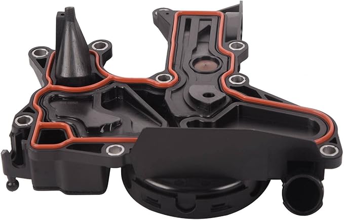 TOPAZ Oil Separator PCV Valve Cover Crankcase Vent Valve wGasket Replacement for 2012-2018 Audi Quattro A4 A5 A6 Q5 Allroad 2.0T 06H103495AE 06H103495J 06H103495AK