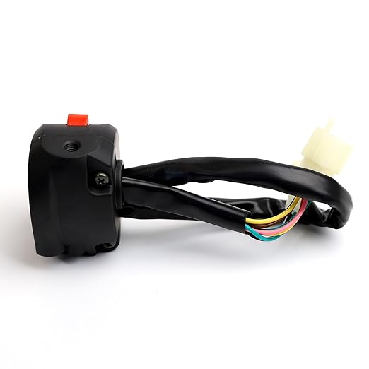 Zuma Chinese Scooter Waterproof Aluminum 78'' 22mm LeftRight Side Handle Switch Control Assembly Set with Ignition Cutoff Function for Disc Brake System GY6 50cc 125cc 150cc Moped Scooter Motorcycle