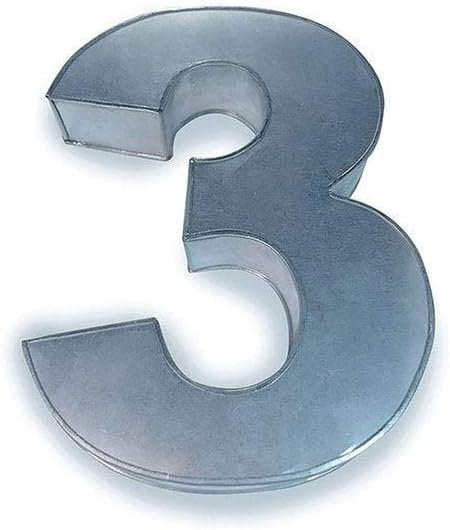 Numeric cake pan 35cm birthday cake tin number three 3 large 14" cake mold