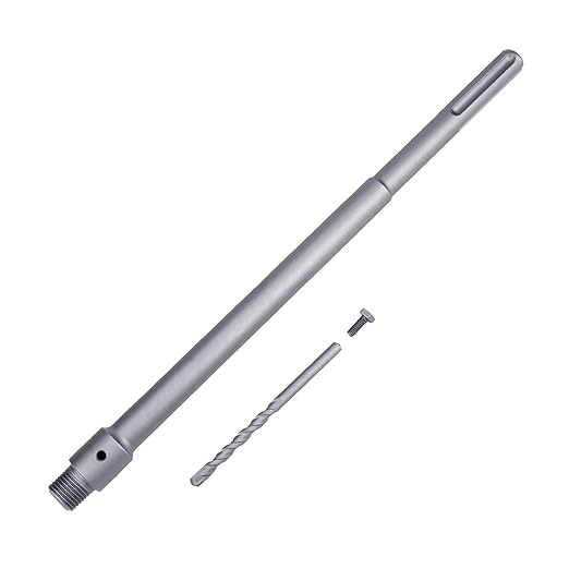 300mm SDS Max Shank Connecting Rod with a Pilot Drill Bit for Concrete Cement Hole Saw (Rod: 300mm SDS Max)