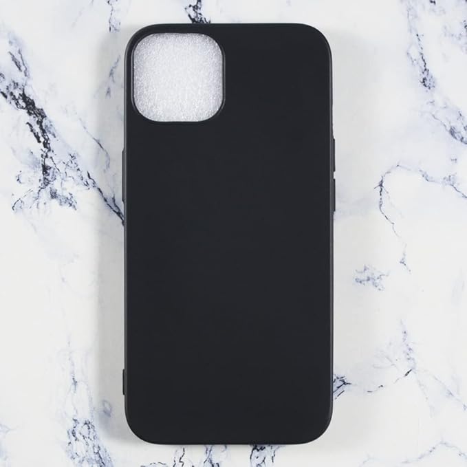 for iPhone 14 Case, Soft TPU Back Cover Shockproof Silicone Bumper Anti-Fingerprints Full-Body Protective Case Cover for iPhone 14 (6.10 Inch) (Black)