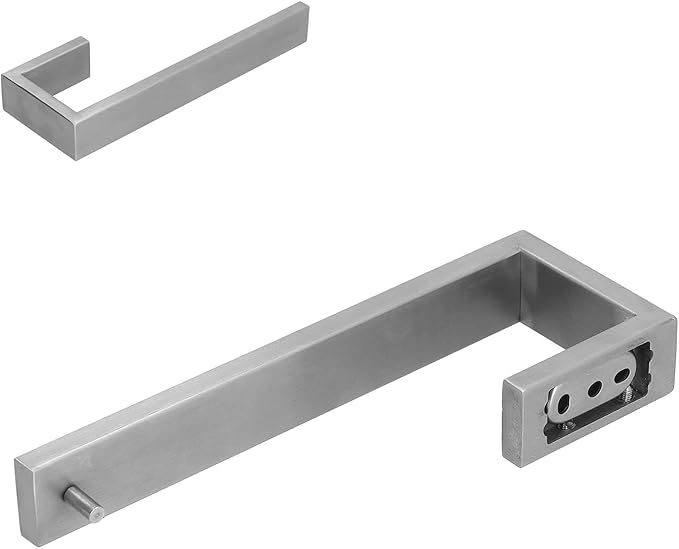 304 Stainless Steel Towel Rack | Bathroom Towel Holder with Protective Coating | Wall Mounted Hand Towel Rack for Bathroom/Kitchen/Laundry Room | Brushed Finish, Simple to