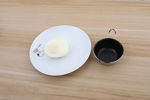 Egg Poacher Pan - Stainless Steel Poached Egg Cooker Perfect Poached Egg Maker Induction Cooktop Egg Poachers Cookware Set with 6 Nonstick Large PFOA FREE Egg Poacher Cups and Silicone Spatula