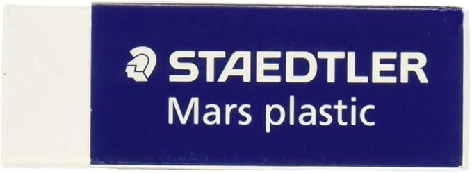 Staedtler Mars Latex-Free Eraser, White, 1 Pack (STD52650)