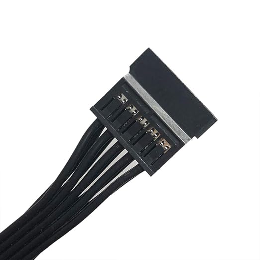 Zahara SATA Power Cable 6 Pin to 3x15 Pin for SeasonicAntec PSUs, BTC Mining Riser Splitter, Hard Drive Adapter 18.7-inch (47.6cm) 18.7-inch 18AWG