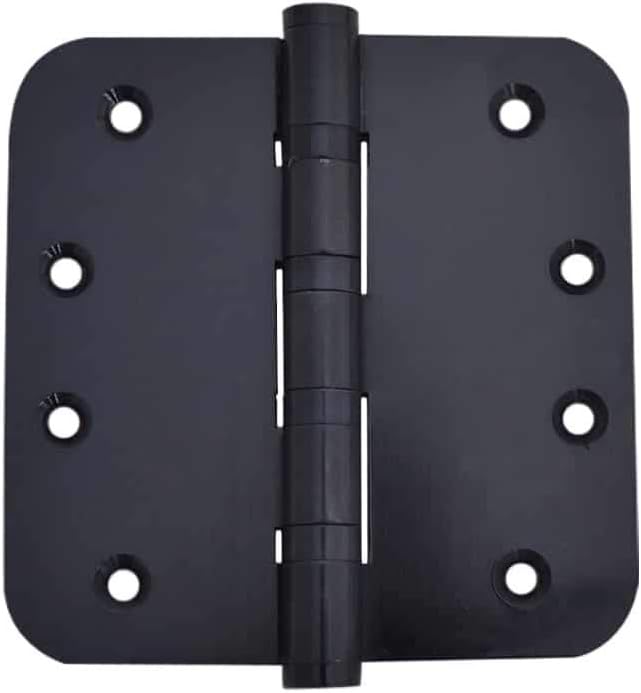 Prima Decorative - Brass Chrome Door Hinge 4Ax 4Ax 4mm (Black Matte)