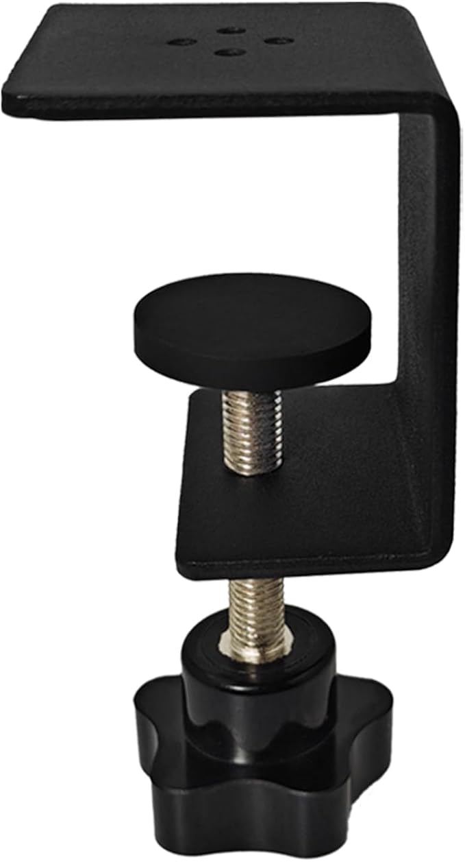 Heavy Duty Metal C-Clamps for Woodworking, Table Saw Fence Clamps with Protective Pad, 1 Pack Table Clamp for Fixed Acrylic Sheets, Plexiglass Sheets, Plastic Sheets, Wood Sheets