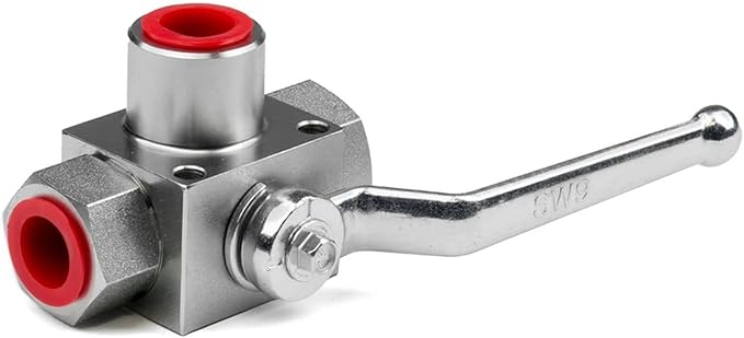 High Pressure Hydraulic Valve,3 Way High Pressure Ball Valve Shut Off Valves,Hydraulic Ball Valves 7250 PSI(NPT14)