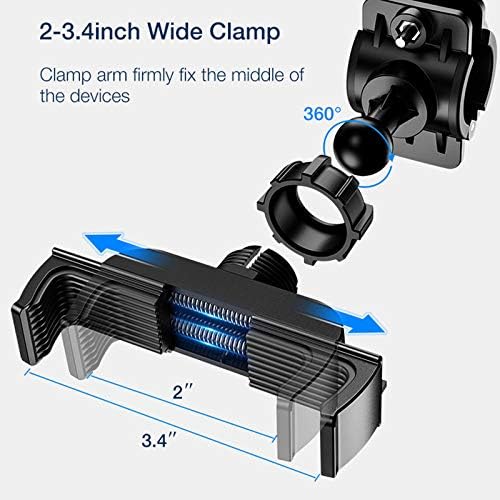 VALINK Bike Phone Mount 360 Degree Rotatable Motorcycle Cell Phone Mount Universal Cell Phone Bicycle Rack Handlebar Holder New