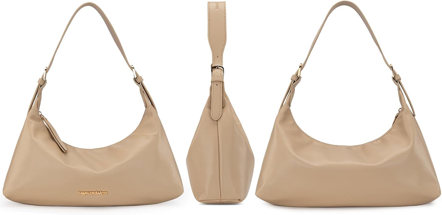 Montana West MEDIUM Shoulder Purses for Women Crescent Hobo Bags Trendy Purses