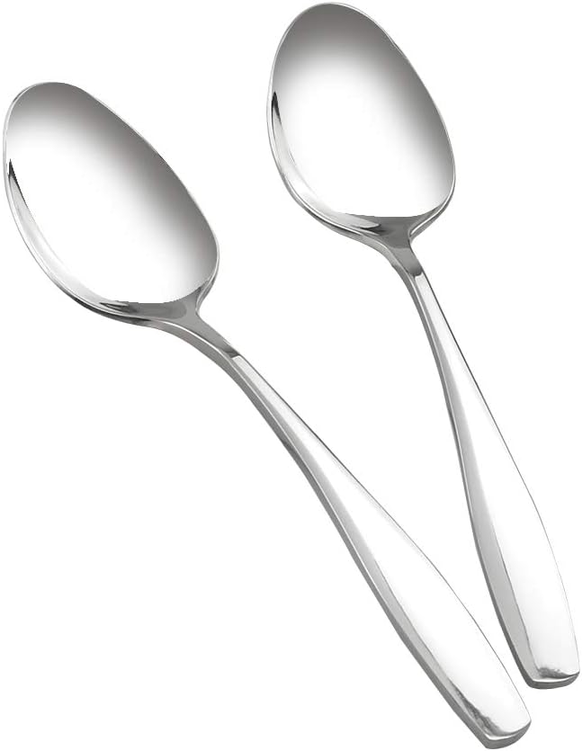 Ggbin 6 Pieces Stainless Steel Dinner Buffet Serving Spoons, 9.75 Inches