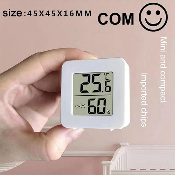 Mini Indoor Thermometer LCD Digital Temperature Room Hygrometer Humidity Meter Home Gauge Sensor 1 PCS