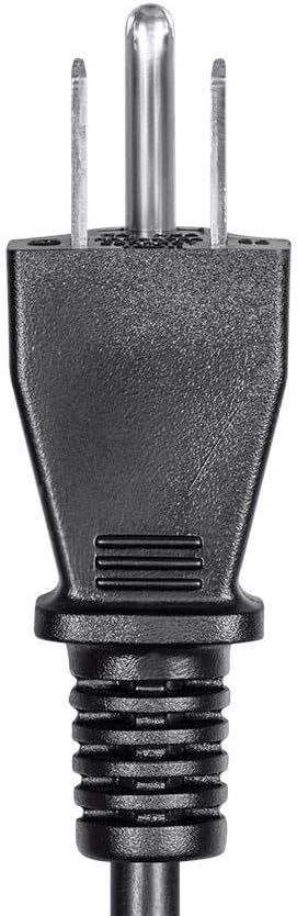 Monoprice Power Cord - NEMA 5-15P to IEC 60320 C13, 18AWG, 10A1250W, 125V, 3-Prong, 4ft, Black
