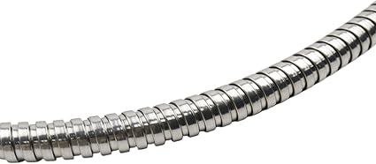 Shower Hose 59 inches, Flexible Hand Held Shower Hose Extension, Stainless Steel Shower Head Hose Extension Hose Replacement, Universal Shower Hose 12" Fitting, Sliver