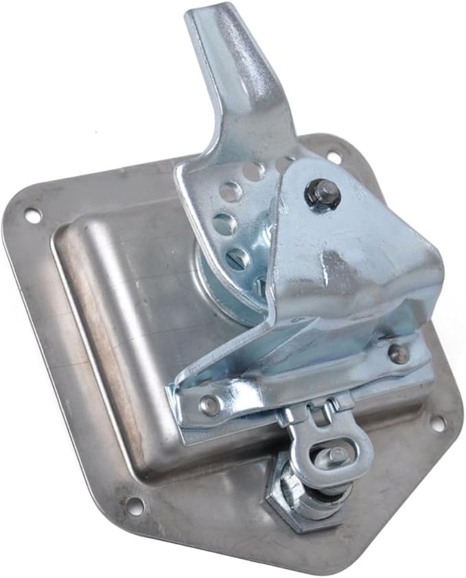 jojofuny Box Lock Safety Lock No Cover Included Stainless Steel T-Shape Handle Easy Install Holes Design