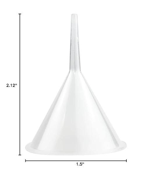 National Artcraft® Clear Plastic Micro Funnel with Tip Opening